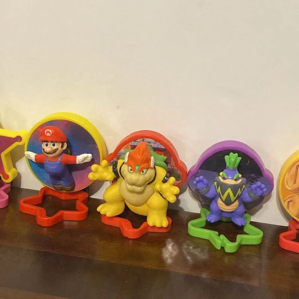 Lot Of 7 2026 McDONALD'S Super Mario Galaxy HAPPY MEAL TOYS